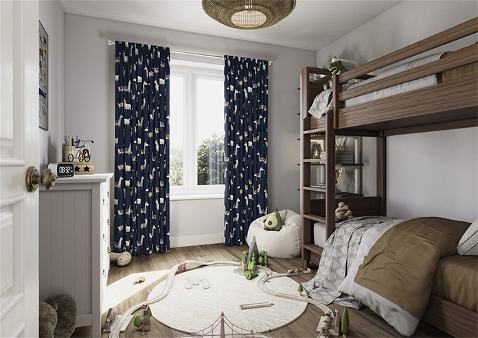 Alpaca, Indigo - Made to Measure Curtains - Image 7